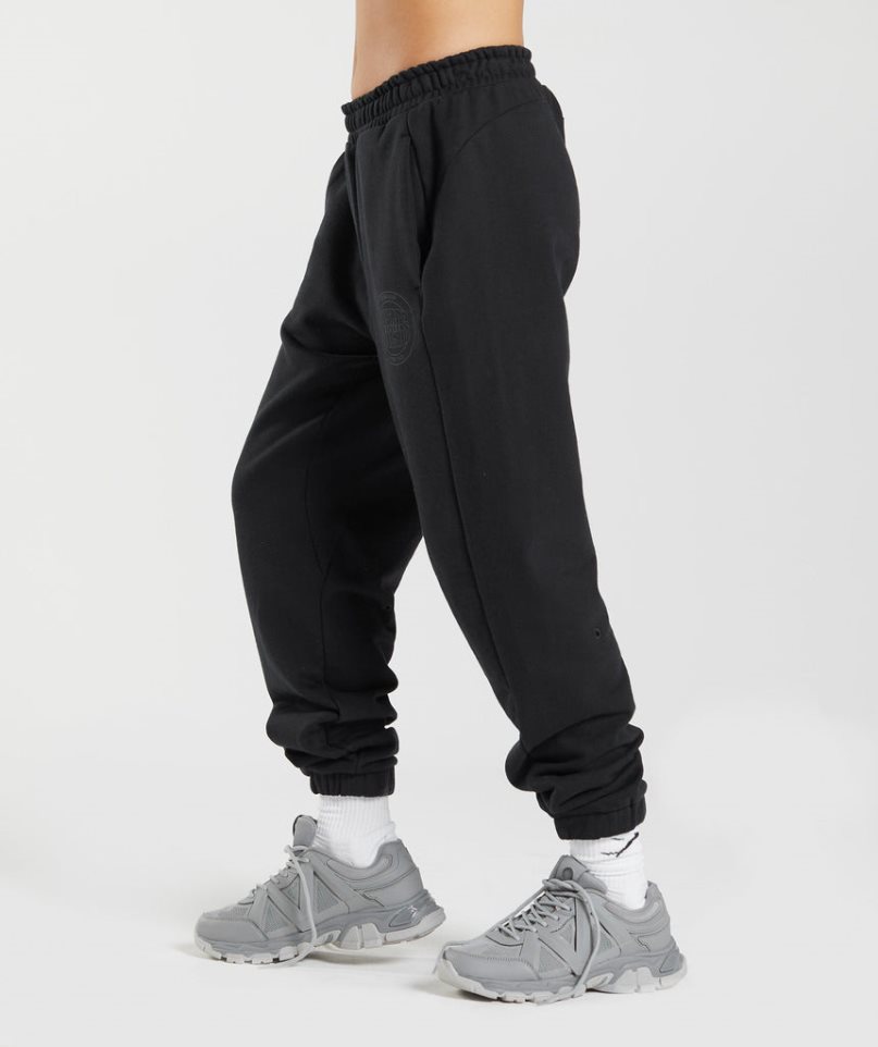 Women's Gymshark GS10 Year Jogger Black | CA 13N758